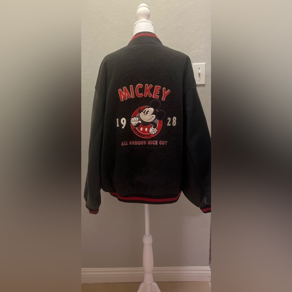 Disney Other - Vtg 90s Disney Exclusive Mickey Mouse 1928 Classic Varsity Jacket Sz XL Used